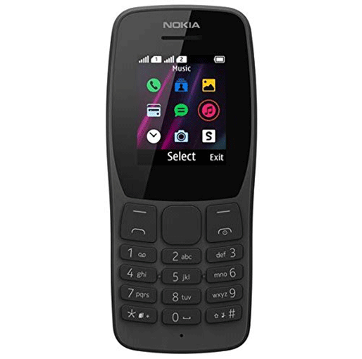Nokia 110 Dual SIM - Black