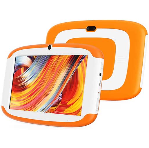 Buy G-Tab Q3 7-inch Kids Tablet 16 GB Storage - Orange at best price in Qatar.