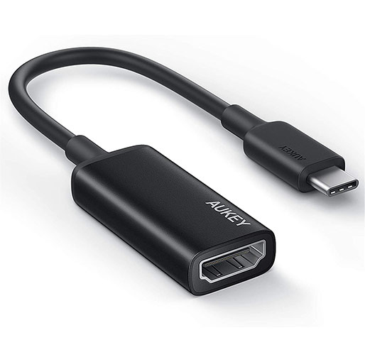 Buy AUKEY USB C to HDMI Adapter 4K Aluminum Firewire Adapter HDMI USB C Adapter Thunderbolt 3 at best price in Qatar.