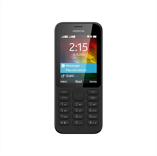 Buy Nokia 215 Dual SIM - Black at best price in Qatar.