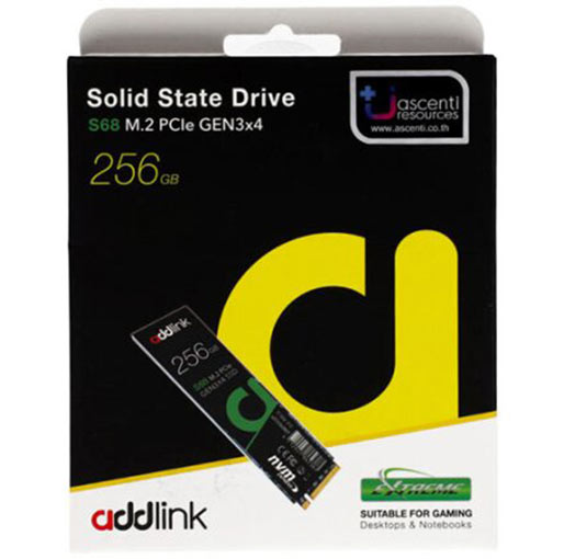 Buy Addlink S68 256GB SSD NVMe M.2 PCIe Gen3x4 2280 Internal Solid State Drive at best price in Qatar.