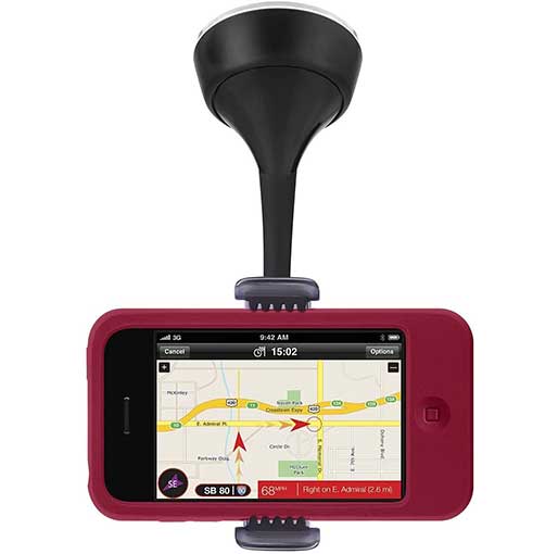 Belkin Goose Neck Window Mount for iPod/iPhone/Smartphones - Black