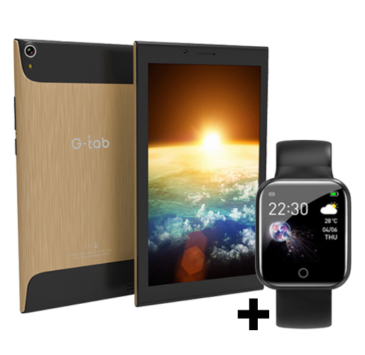 G-Tab Tablet with Smartwatch Bundle
