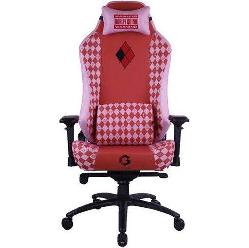 Gameon Gaming Chair With Adjustable 4D Armrest And Metal Base - Harly Quinn
