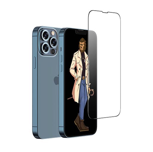 Green 3D Curved Tempered Glass for iPhone 13 Mini