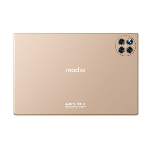 Modio M19 10 Inch HD Screen 8GB RAM 256GB ROM 5G Tablet PC With Keyboard and Back Cover - Gold