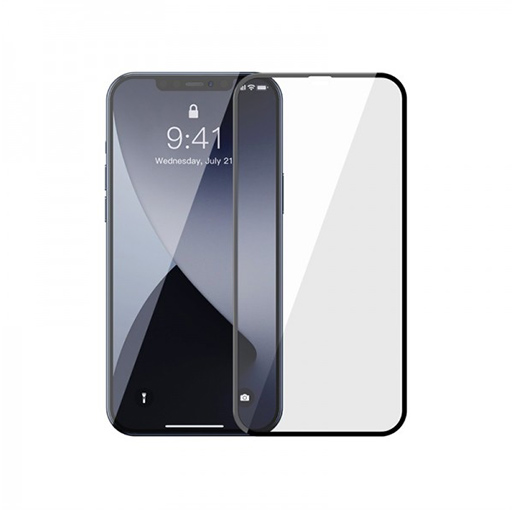 Baseus Full Screen Curved Anti-Bluelight Tempered Glass for iPhone 12 Pro (2 pcs.)