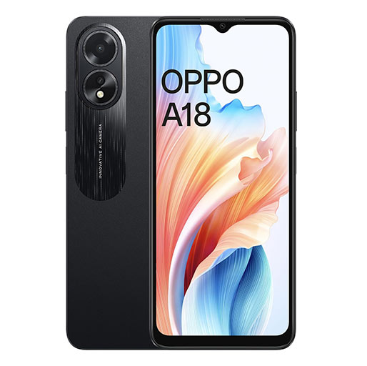 OPPO A18 Glowing Black