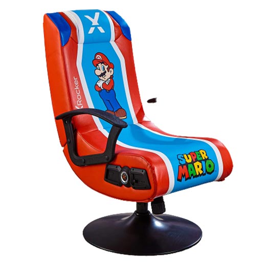 Xrocker Nintendo Mario Pedestal Gaming Chair